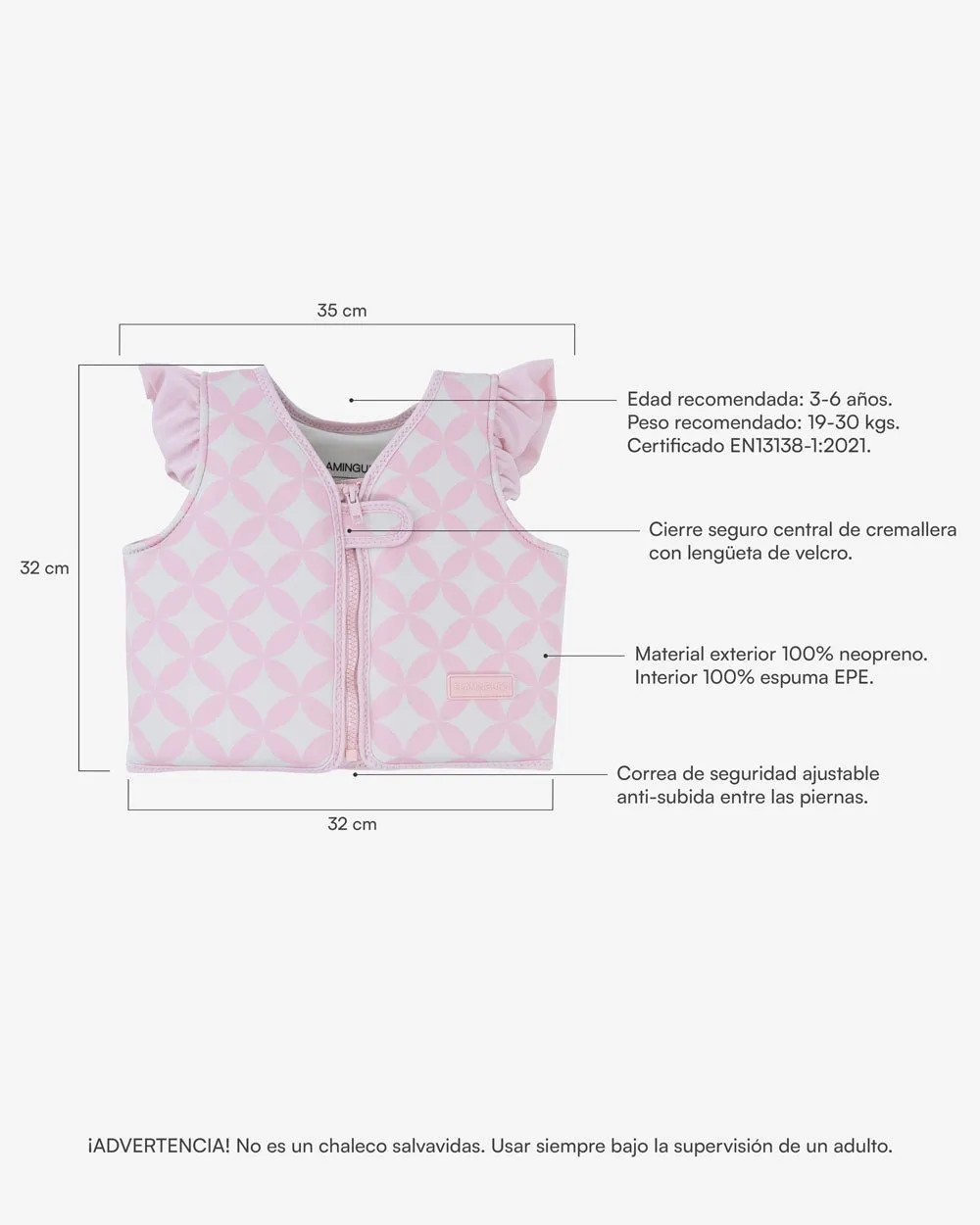 Chaleco flotador infantil - ANDY - Image 10