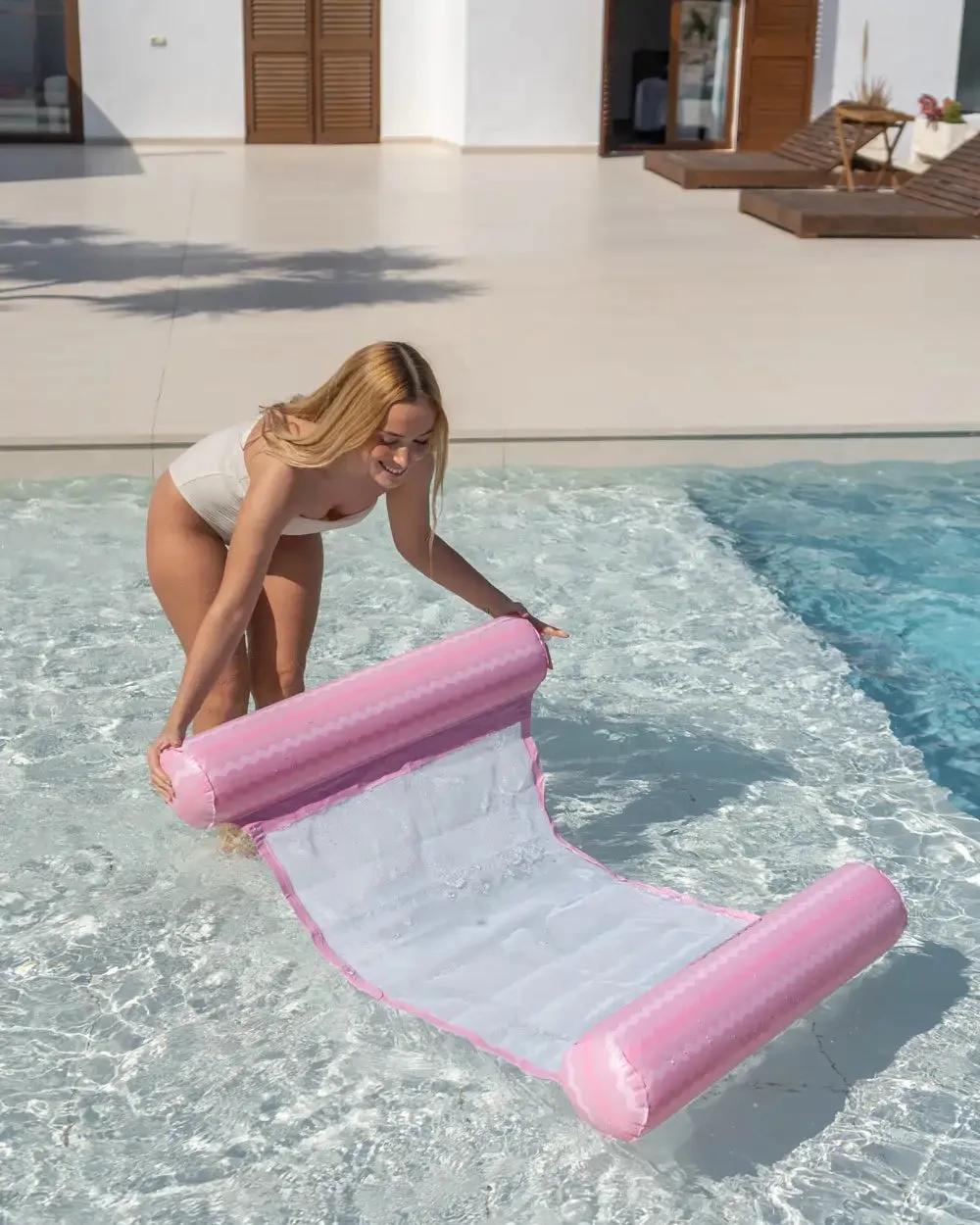 Hamaca flotante para piscina con rejilla – BOOGIE - Image 4