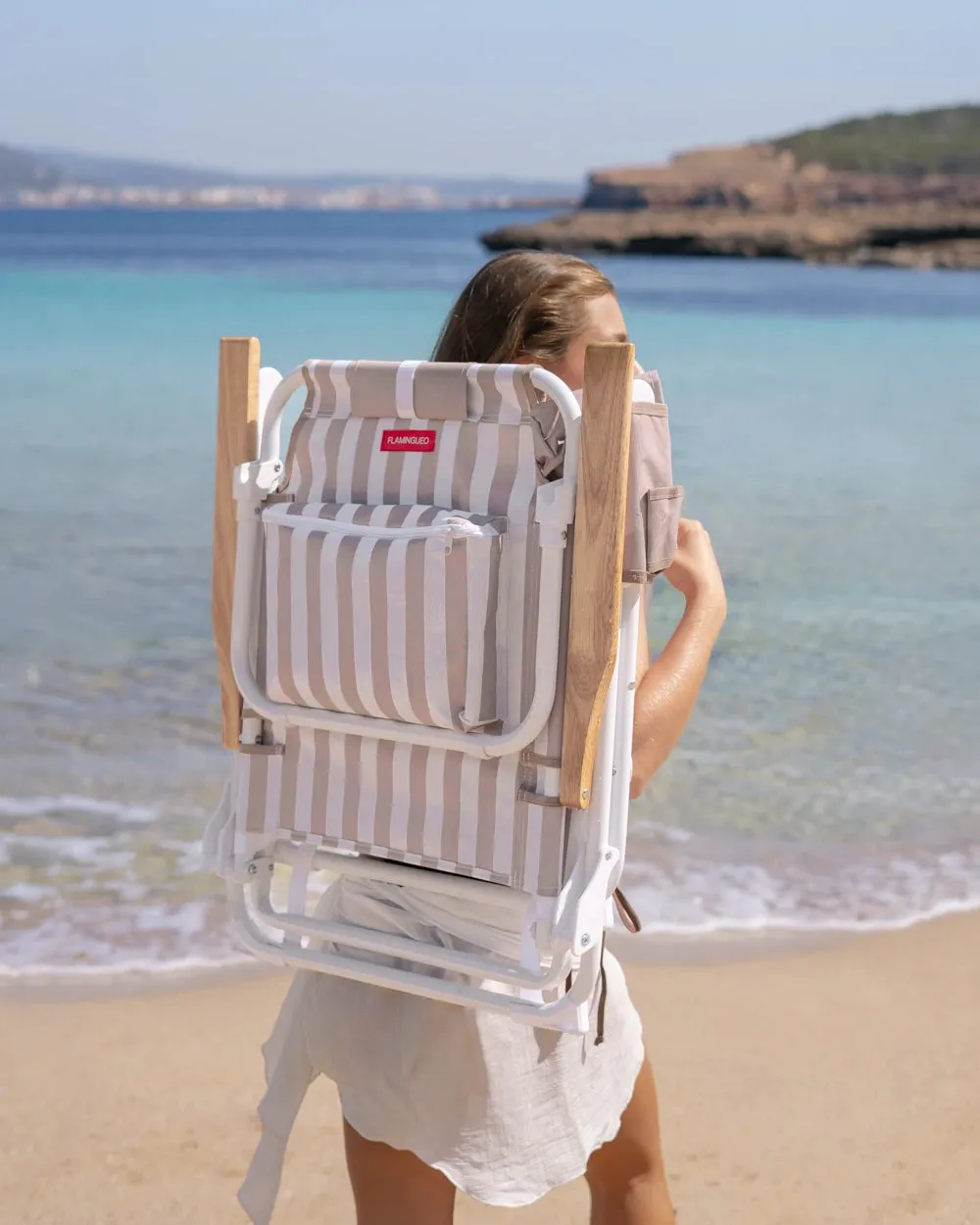 Silla de playa reclinable con nevera – MISTRAL - Image 4