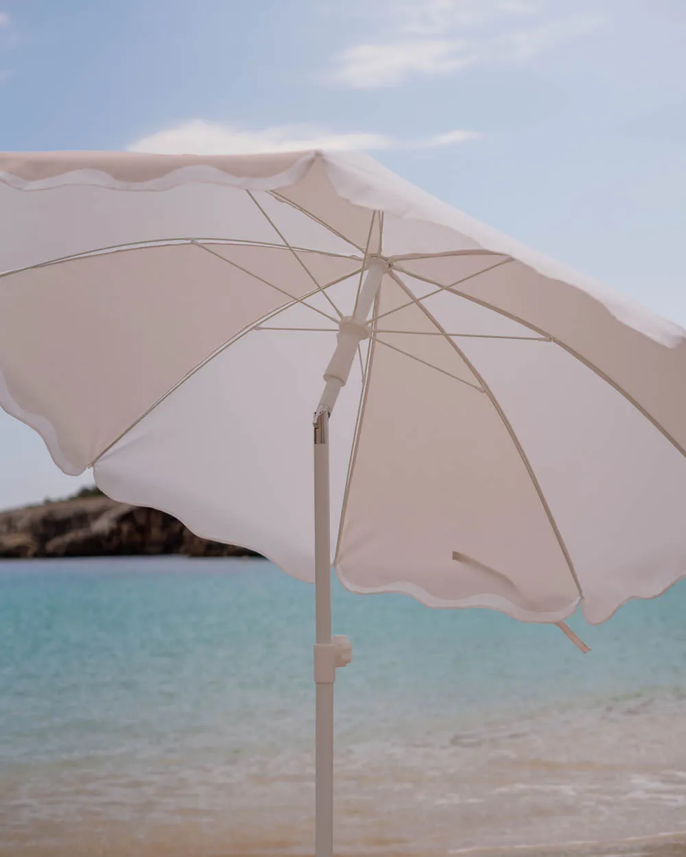 Sombrilla exterior beige - DANIA - Image 3