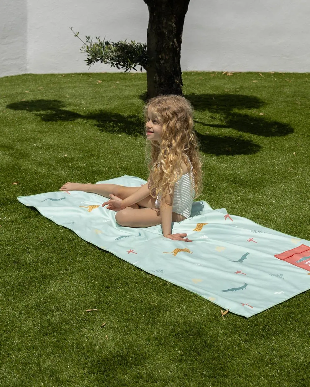 Toalla playa verde infantil - ALAN - Image 3